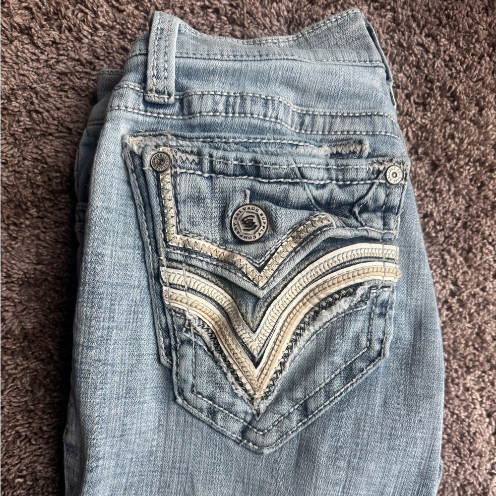 Salvage Light Blue Denim Jeans